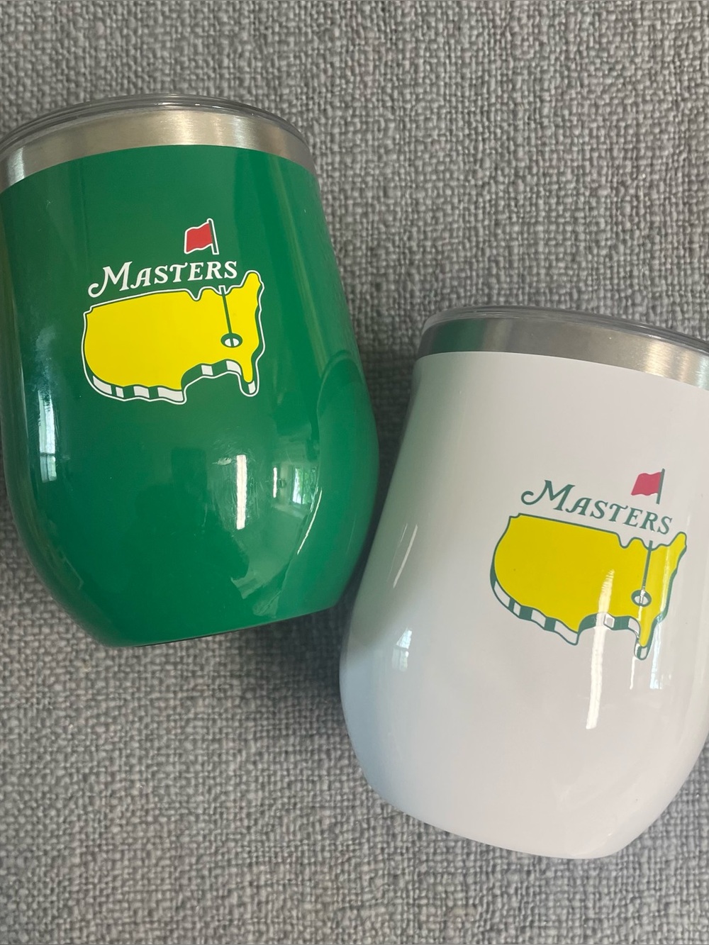 Masters Stainless Steel Insulated Tumbler - Green and White